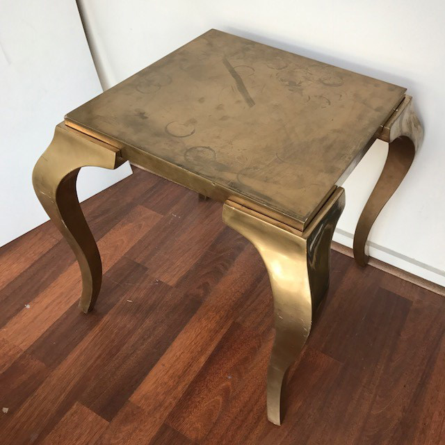 TABLE, Side Table - Gold